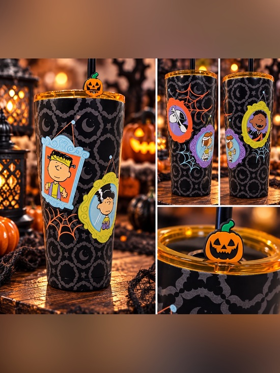 Peanuts Other - 🎃 Peanuts Halloween Tumbler Cup with Straw – Zrike Brands 🎃